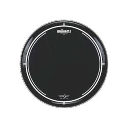 Двухслойный пластик для тома и малого барабана прозрачный WILLIAMS WB2-7MIL-13 Double Ply Black Oil Target Series 13' - 7-MIL