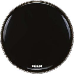 Однослойный пластик для бас-барабана WILLIAMS WS1SC-10MIL-22 Single Ply Shadow Silent Circle Series 22' - 10-MIL