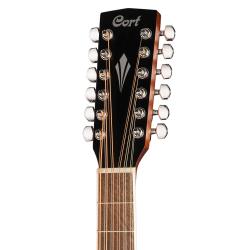 Grand Regal Series Электро-акустическая гитара 12-струнная, с чехлом CORT GA-MEDX-12-WBAG-OP