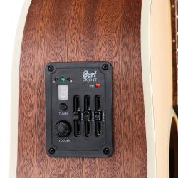 Grand Regal Series Электро-акустическая гитара, цвет натуральный, чехол CORT GA1E-OP-WBAG
