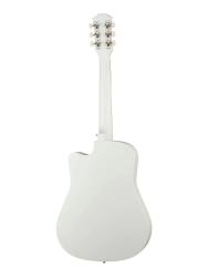 Акустическая гитара, с вырезом, белая FOIX FFG-38C-WH-M