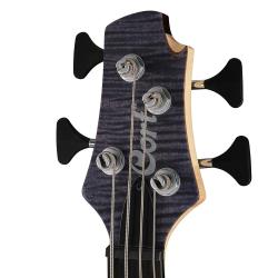 Artisan Series Бас-гитара, черная, с чехлом CORT A4-Plus-FMMH-WBAG-OPLB