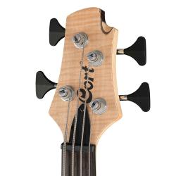 Artisan Series Бас-гитара, цвет натуральный, с чехлом CORT A4-Plus-FMMH-WBAG-OPN