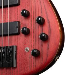 Artisan Series Бас-гитара, цвет красный, с чехлом CORT B4-Element-WBAG-OPBR