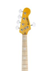 Бас-гитара 5-струнная, черная ROOT NOTE JB001V-BLK