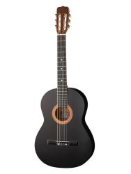 Классическая гитара, черная, глянцевая PRESTO GC-BK20-G