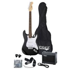 Комплект электрогитары, комбоусилителя, аксессуаров, черный HOMAGE SET-HEG310BK