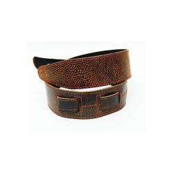 Leather 21 Ремень для гитары, кожаный, сцинк FIDEL FL60019L21L