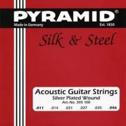 Silk & Steel Комплект струн для акустической гитары, 11-46 PYRAMID 305100