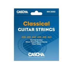 Комплект струн для классической гитары, среднее натяжение, посеребренные CASCHA HH-2052