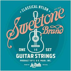 Sweetone Струны для классической гитары, 24 комплекта, посеребренные LA BELLA 1S-BULK-24