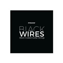 Black Wires Комплект струн для электрогитары, никелированные, с покрытием, 9-42 PYRAMID 440100