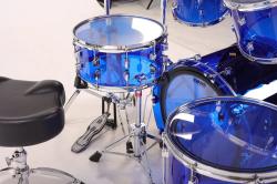 Барабанная установка, акрил, синяя МАСТЕРСКАЯ БЕХТЕРЕВЫХ UBA-Sp-2216/5