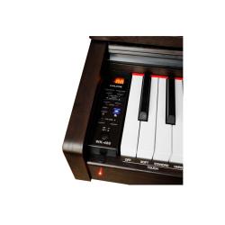 Цифровое пианино на стойке с педалями, темно-коричневое NUX WK-400