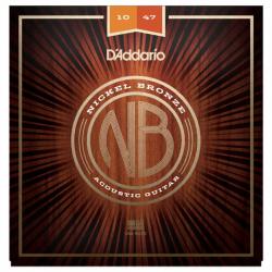 Струны для акустической гитары Nickel Bronze Acoustic, Extra Light, 10-47 D'ADDARIO NB1047