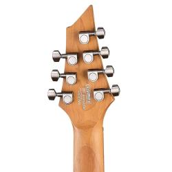 KX Series Электрогитара 7-струнная, мультимензурная, черная CORT KX307MS-OPBK