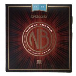 Струны для акустической гитары Nickel Bronze Acoustic, Light, 12-53 D'ADDARIO NB1253