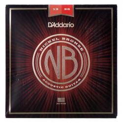 Струны для акустической гитары Nickel Bronze Acoustic, Medium, 13-56 D'ADDARIO NB1356