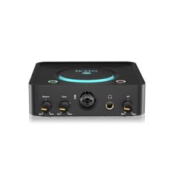 USB аудио интерфейс для звукозаписи и стримов, част.диапазон 20-20000 Гц, АЦП/ЦАП 24бит/192кГц, дин.... ICON USolo Live