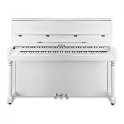 Пианино белое полированное, банкетка в комплекте 118 см. пр-во Китай BECKER CBUP-118PW
