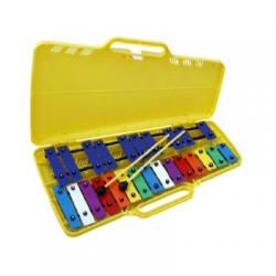 Металлофон детский , 25 разноцветных пластин, кейс, палочки SUZUKI SBLC-25C