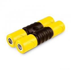 Комплект шейкеров, мягкий звук, можно соединять LATIN PERCUSSION LP441T-S Twist Shaker Soft Yellow