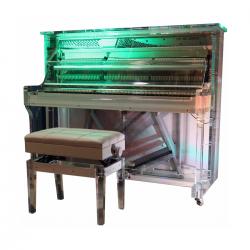 Акустическое пианино, высота 123 см, акрил, отделка полированная THOMAS UP123 Crystal