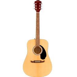 Акустическая гитара, цвет натуральный, в комплекте чехол FENDER FA-125 DREADNOUGHT WALNUT