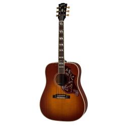 Гитара электроакустическая, цвет санберст в комплекте кейс GIBSON 2019 Hummingbird Vintage Heritage Cherry Sunburst