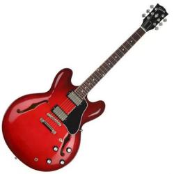 Гитара полуакустическая, цвет санберст в комплекте кейс GIBSON 2019 ES-335 Dot, Cherry Burst