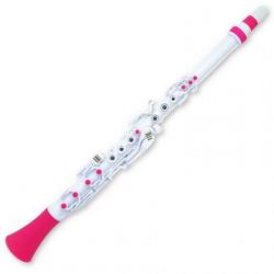 Кларнет, строй С (до), материал - АБС-пластик, цвет - белый/розовый NUVO Clarinéo White/Pink