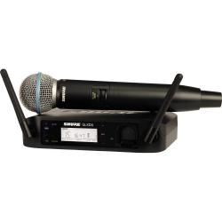 Цифровая вокальная радиосистема с капсюлем динамического микрофона BETA 58 SHURE GLXD24E/B58 Z2 2.4 GHz