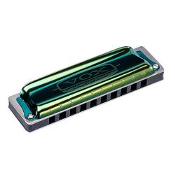 Губная гармоника, тональность До мажор, цвет зеленый VOX Continental Harmonica Type-1-C