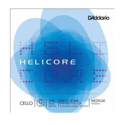 Одиночная струна для виолончели, серия Helicore, G 3/4 Medium D'ADDARIO H513 3/4M