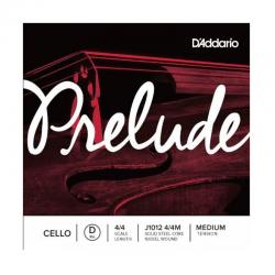 Одиночная струна для виолончели, серия PRELUDE, D 4/4 Medium D'ADDARIO J1012 4/4M