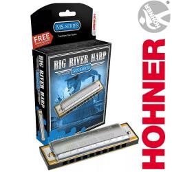 Губная гармоника (M590056X). Доступ на 30 дней к бесплатным урокам HOHNER Big river harp 590/20 E