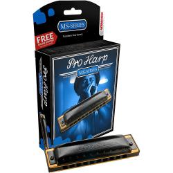 Губная гармоника A (M564106X). Доступ на 30 дней к бесплатным урокам HOHNER Pro Harp 562/20 MS A