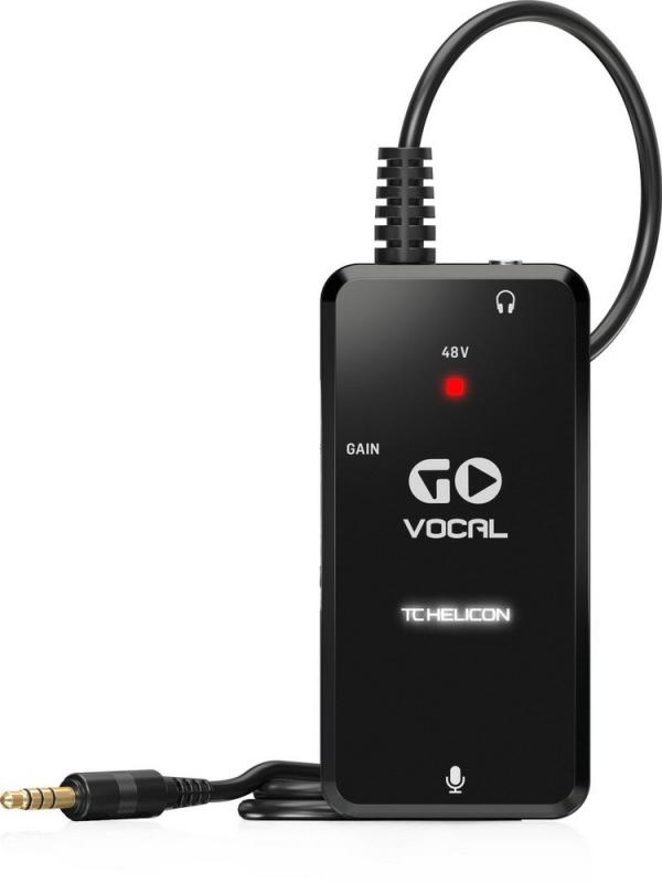  Микpoфонный предусилитель для мобильных устройств TC HELICON GO VOCAL